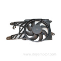 Lower noise car radiator cooling fan for FIAT